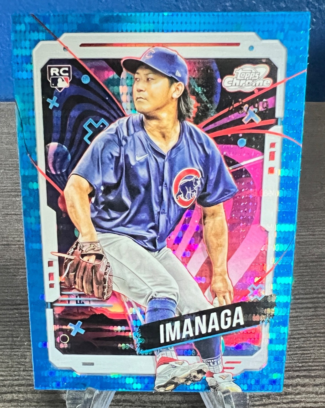2024 Topps Cosmic Chrome - Shota Imanaga #199 Blue Moon Refractor /99 (RC) CUBS
