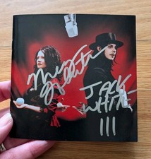 The White Stripes – Signed CD Booklet  Jack & Meg  RARE - Get Behind Me Satan 