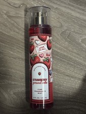 Bath  Body Works Strawberry Pound Cake Fragrance Body Mist 8 oz