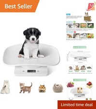 Digital Pet Scale Small Animals Weighing Puppy Kitten Scale with Tray LCD