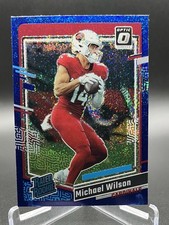 2023 Optic Rated Rookie Blue Glitter Michael Wilson (RC)- Cardinals #204 🔥