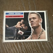 2005 Topps Heritage WWE John Cena Promo Card NNO
