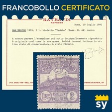 San Marino 1903 2 lire
