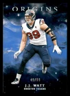 2019 Panini Origins Football Blue J.J. Watt #37