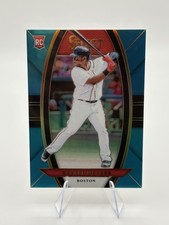 2018 Panini Chronicles - Select Rafael Devers #23 Aqua Prizm /299 (RC)