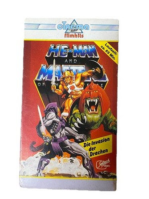 Masters Of The Universe VHS, He-Man, Cinema Filmhits, 3Folgen, 1983, MOTU, RAR