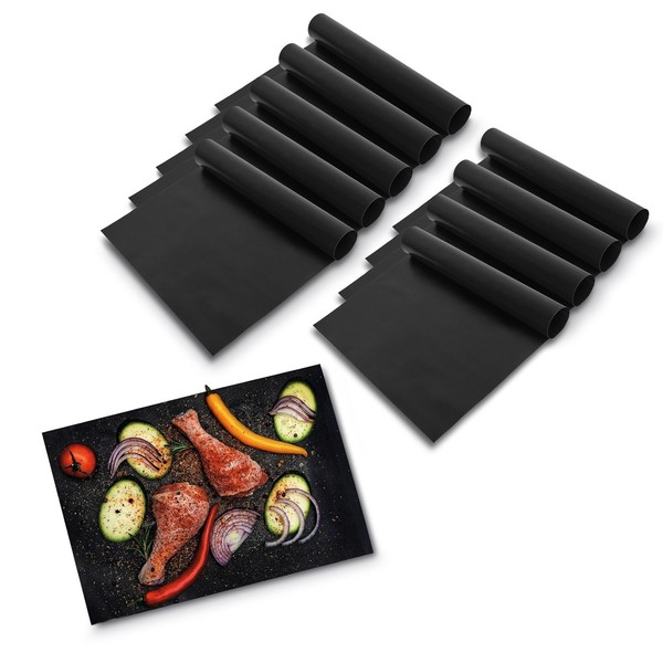 Tadar BBQ Grillmatten 40 X 33 Cm, 10 StüCk, Rechteckig-image