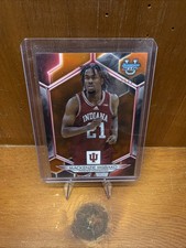 Mackenzie Mgbako 2023-24 Bowman University Best Orange  /25 RC Indiana