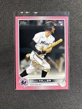 2022 Topps Mother’s Day Hot Pink RC Brian Miller 2/50 Rookie Card #425. rookie card picture