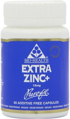 Bio-Health Extra Zink + 15mg Kapseln - 60 Stück