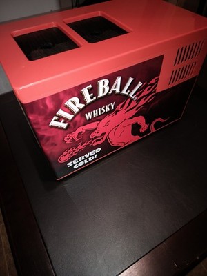 FIREBALL WHISKEY 2 Bottle Quick Pour Electric Cooler ''Grab &Pour'' Chiller Works