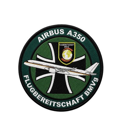 Flugbereitschaft BMVg A350 Patch gewebt Klett