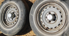 73-87 GMC Truck 15x7 Rims with GMC Center Caps Set of 2 5 Lug 15" Wheels C15 K15