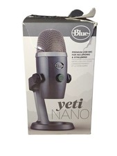 Blue Microphones Yeti Nano Premium Wired Multi-Pattern USB Condenser Micro Grey