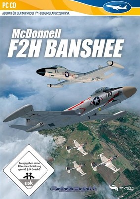 FSX AddOn -  McDonnell F2H Banshee [CD-ROM] - Halycon - (PC Spiele / Add on / E