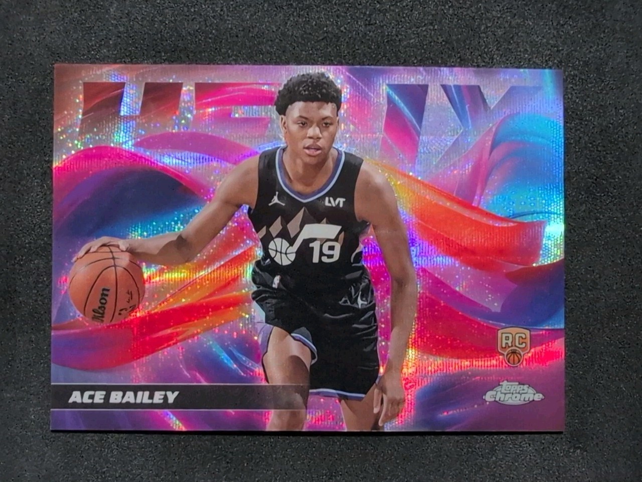 2025 Topps Chrome Basketball - Ace Bailey Helix SSP (RC) - Jazz