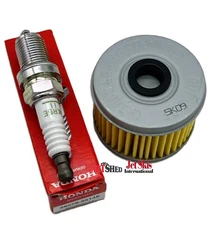 OEM Honda Rancher 420 520 500 TRX Foreman Rubicon Tune Up Kit Oil Filter NGK