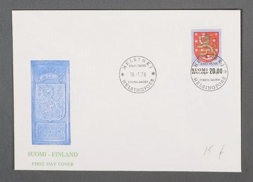 MayfairStamps Finland FDC 1978 Coat of Arms First Day Cover aax_38625