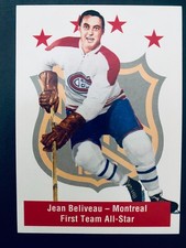 1994 Parkhurst Hockey Missing Link 1956-57 #138 Jean Beliveau Montreal Canadiens