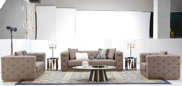 Sofagarnitur 321 Sitzer Modernes Sofa MöBel Wohnzimmer Designer Sofa Textil Neu-image