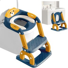 Potty Training Seat with Step Stool for Toddlers - Upgrade 2-in-1 Toilet Seat...