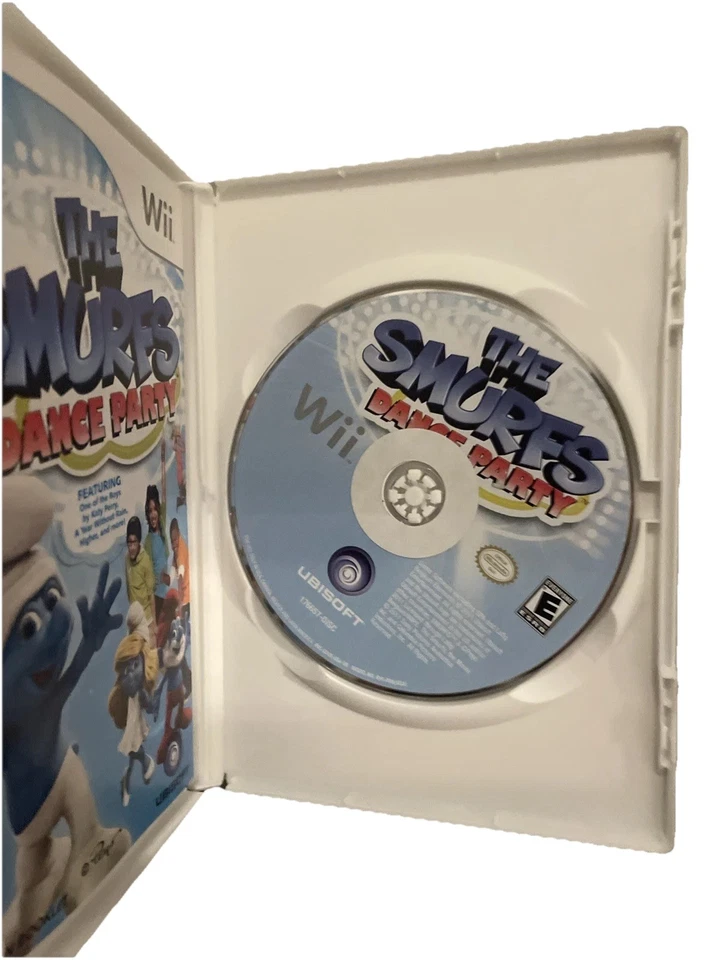 The Smurfs Dance Party Nintendo Wii Game Ubisoft Rated E Used Good Condition - Image 2 of 2