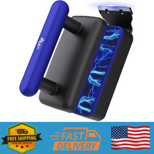 AQQA Magnetic Aquarium Fish Tank Glass Cleaner, Dual-Blades XL, Black-Blue