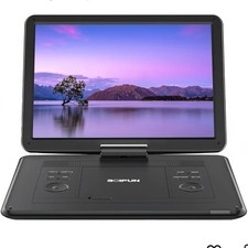 Boifun 17.5" Portable TV/DVD Player Combo with 15.6" Large HD Swivel Screen...