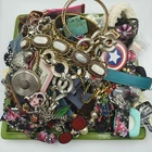 Costume Jewelry Mix Lot 5+ Lb. Vintage To Modern As Is #343
