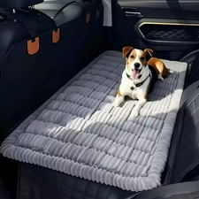Backseat Dog Car Bed Mat, Non-Slip Travel Dog Bed for Backseat Extenders, Lig...