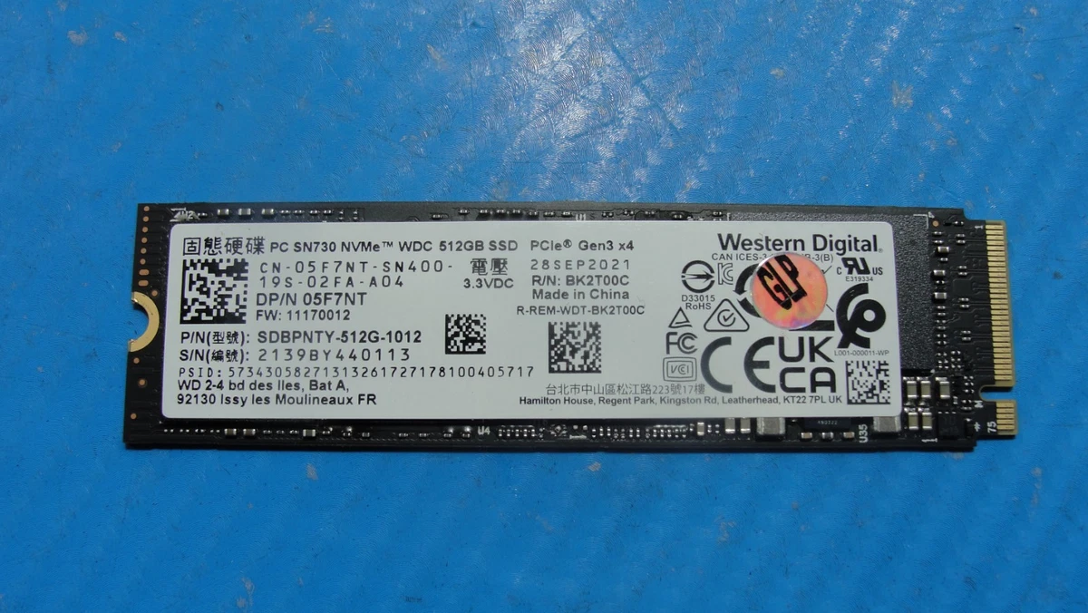 25+ Western Digital M.2 Interface 512 GB Solid State Drives for