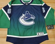 NWT Brock Boeser Vancouver Canucks Adidas Reverse Retro 1.0 Jersey Youth L/XL