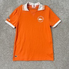 Lacoste Sport Polo Shirt Men S Orange Miami Open 2026 Dry Performance V-Neck