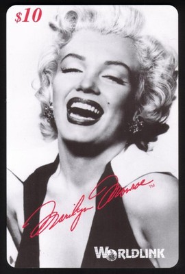 $10. Marilyn Monroe Laughing JUMBO PROOF (Blank Reverse) Phone Card