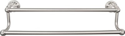 Top Knobs HUD11BSN Hudson Bath 30'' Double Towel Bar Brushed Satin Nickel