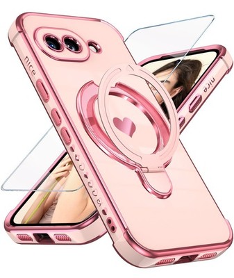 for Google Pixel 10a Cute Love Heart Kickstand Woman Girls Phone Case with Sc...