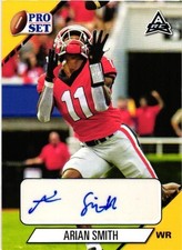 2021 Leaf Pro Set Yellow Rookie Auto Arian Smith #PS-AS2