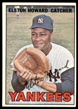 1967 Topps Elston Howard New York Yankees #25 EXMT-NM