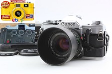   MINT  Canon AE-1 SLR 35mm Film Camera NFD 50mm f/1.8 Lens w/Databack From JAPAN
