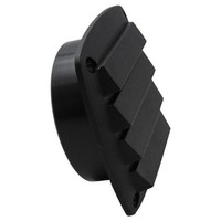 "4\" Schwarze Kunststoff Lamellen-LüFtungen Boot Marine Yacht Vent Grill Abdeckung"