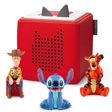 Tonies Disney Tigger, Woody and Stitch Toniebox Audio Player Bundle