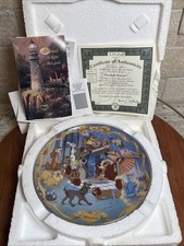 Lady and the Tramp Collectors Plate No 2297A Moon Light Romance Limited Ed NEW