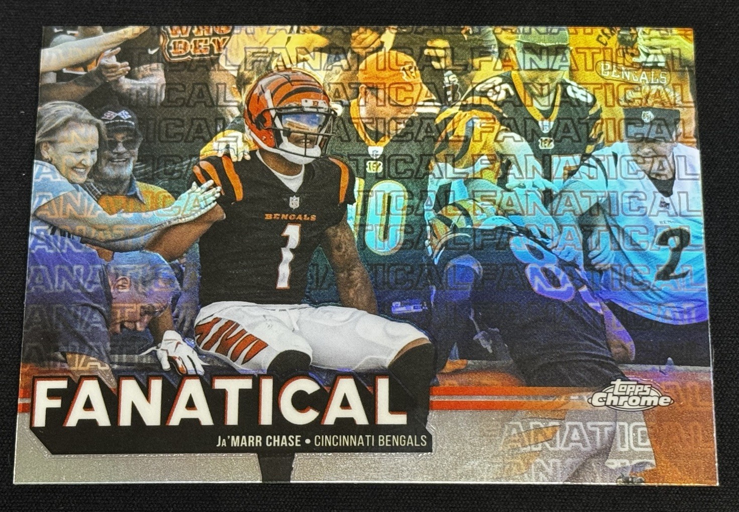 2025 Topps Chrome Ja'Marr Chase Fanatical Cincinnati Bengals CASE HIT SSP