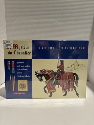 Vintage Y2K J. Herbin Medieval Knight Calligraphy Activity Set - Factory Sealed