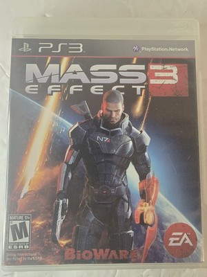 Mass Effect 3 (Sony PlayStation 3, 2012) PS3 Complete With Manual - Tested 