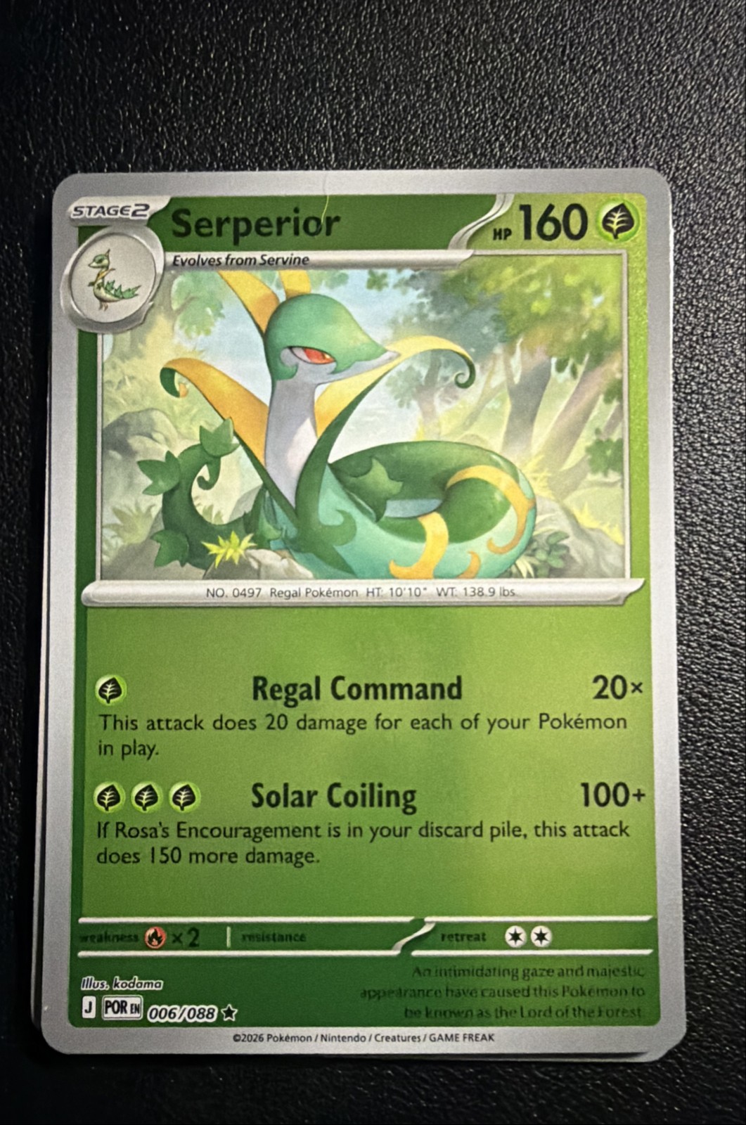 Serperior 006/088 Me03: Perfect Order Reverse Holo