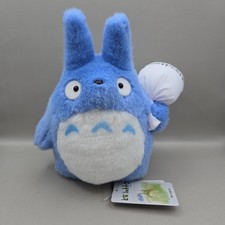 NUEVO Con Etiquetas Mi Vecino Totoro Azul 7.5" Peluche Estudio Ghibli Flecha Sol