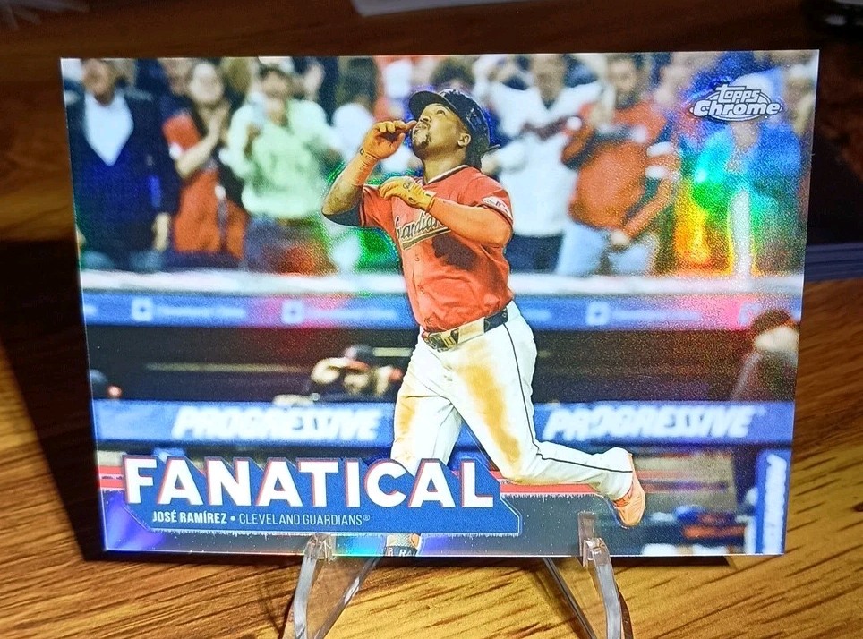 Topps 2025 Chrome Fanatical Insert Jose Ramirez #FAN-7 Guardians Baseball