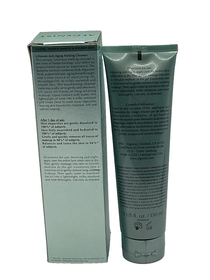 Limpiador antienvejecimiento Algenist Genius Ultimate 5 oz 150 ml ¡Nuevo en caja! Foto 2 de 3