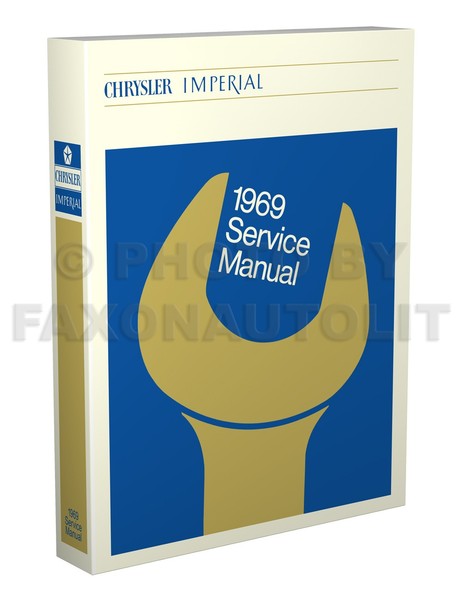 1969 Chrysler Shop Manuell 300 Neu Yorker Newport Kaiser Reparatur Service Buch-image